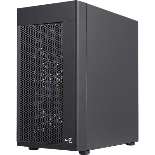 Корпус MicroATX Minitower AeroCool HEXFORM-G-BK-v2 RGB Black