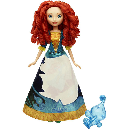 Кукла Hasbro Disney Princess B5295/B5301 Мерида в юбке с проявляющимся принтом