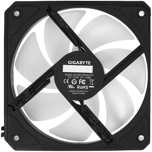 Вентилятор 120x120 Gigabyte 120 ARGB PWM 600-2200rpm (3-Pack) Black
