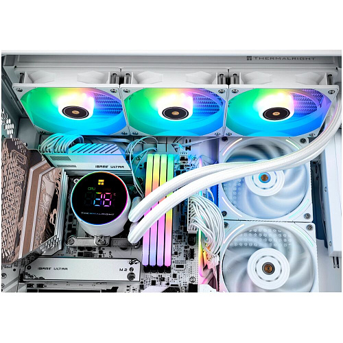 Система водяного охлаждения Thermalright Frozen Magic 360 Digital Argb White S115X/1200/1700/1851/1954, S2011-3, AM4/AM5
