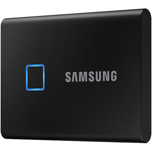 Внешний SSD-накопитель 1Tb Samsung T7 Touch MU-PC1T0K/WW (SSD) USB 3.2 Type C Черный УЦЕНКА