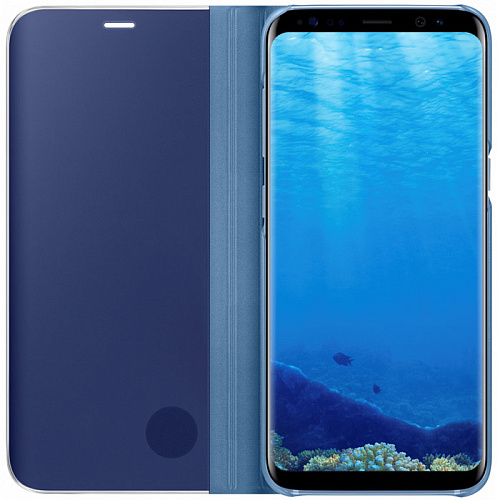 Чехол для Samsung Galaxy S8 SM-G950 Clear View Standing Cover, синий