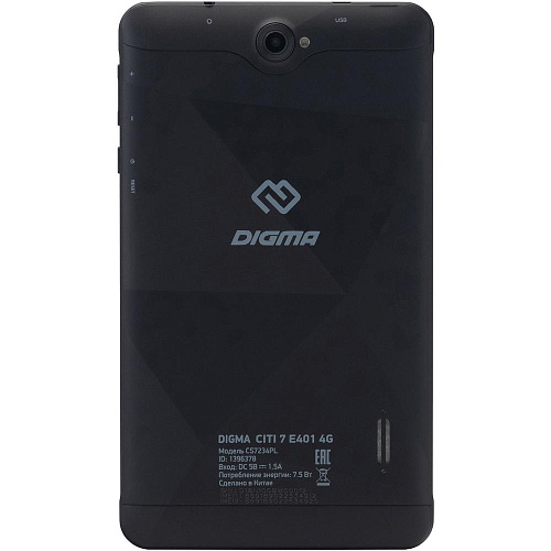 Планшет Digma CITI 7 E401 4G черный УЦЕНКА