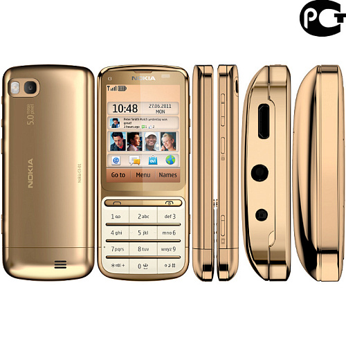 Смартфон Nokia C3-01.5 Russia Gold