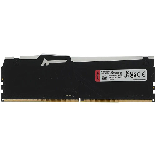 Модуль памяти DIMM 32Gb DDR5 PC41600 5200MHz Kingston Fury Beast RGB EXPO Black (KF552C40BB2A-32)