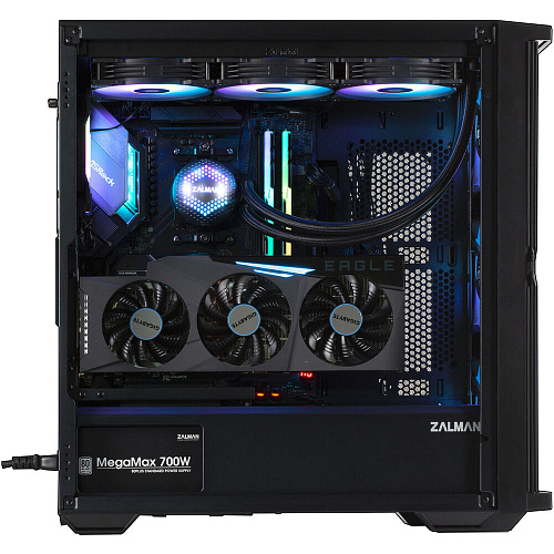 Корпус ATX Miditower Zalman Z10 Plus Black