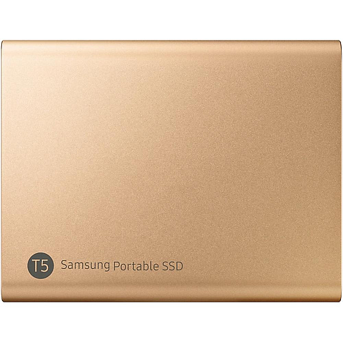 Внешний SSD-накопитель 1.8" 500Gb Samsung T5 MU-PA500G/WW (SSD) USB 3.1 Gen2 Золотистый