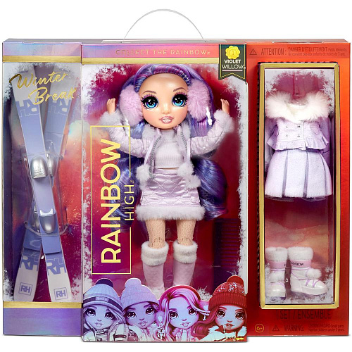 Игровой набор Rainbow High Winter Break Fashion Doll- Violet Willow (Purple) 574804