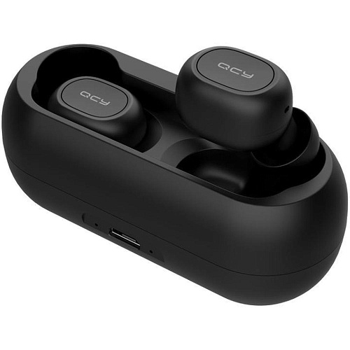 Bluetooth гарнитура QCY T1C Black