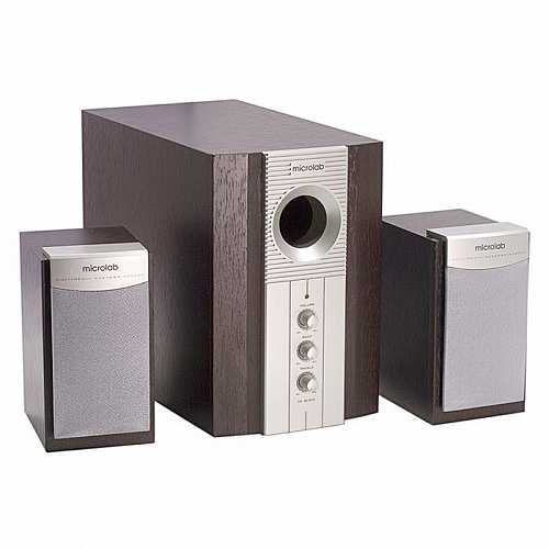 2.1 Колонки Microlab M890 16+2*12W Silver-Brown