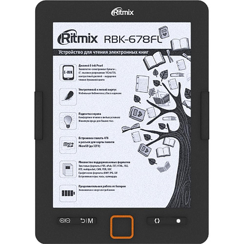 Электронная книга Ritmix RBK-678FL