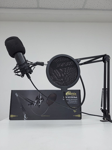 Микрофон  Ritmix RDM-169 USB Black УЦЕНКА