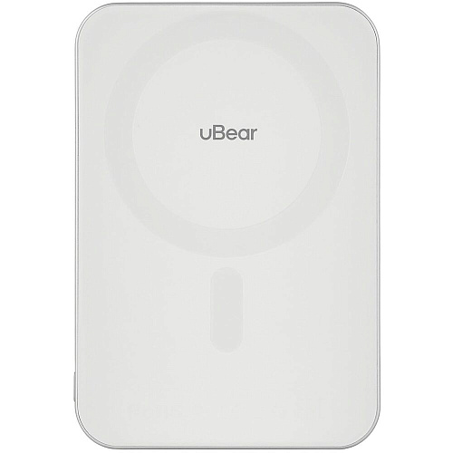 Внешний аккумулятор uBear Slide Magnetic Power bank MagSafe 5000mAh White