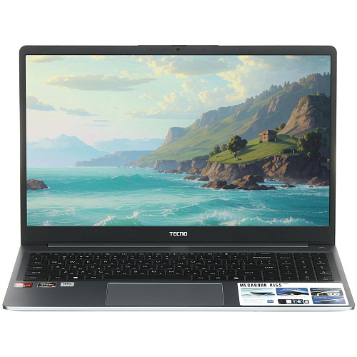 Ноутбук TECNO MegaBook K15SDA AMD Ryzen 5 7430U/8Gb/512Gb SSD/15.6" FullHD/Win11 Grey УЦЕНКА