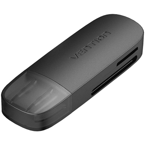 Card Reader Vention CLGB0 USB 3.0 SD+TF Черный