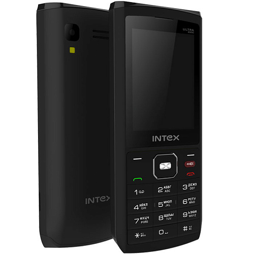 Мобильный телефон Intex Ultra 4000 Phone/Power Bank DS Black