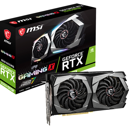 Видеокарта MSI GeForce RTX 2060 Super 8192Mb, Gaming X (RTX 2060 Super Gaming X) 1xHDMI, 3xDP, Ret