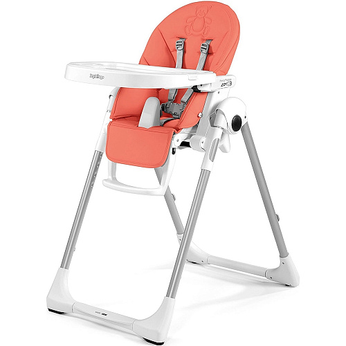 Стульчик для кормления Peg-Perego Prima Pappa Follow Me (Bear Coral)