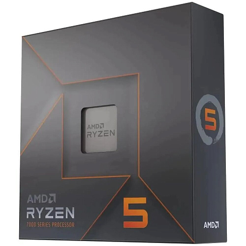 Процессор AMD Ryzen 5 7600X, 4.7ГГц, (Turbo 5.3ГГц), 6-ядерный, L3 32МБ, Сокет AM5, BOX