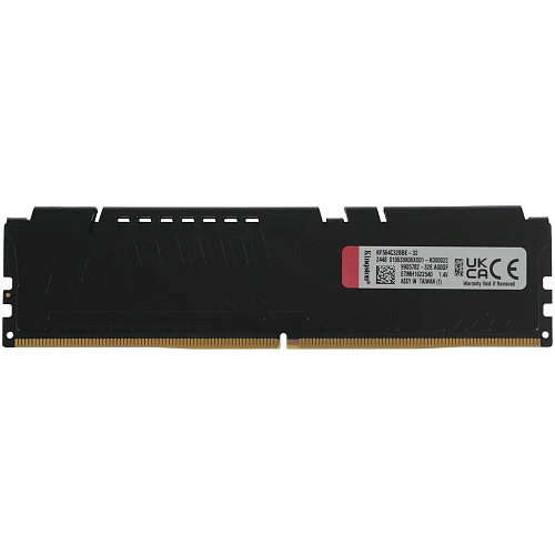 Модуль памяти DIMM 32Gb DDR5 PC51200 6400MHz Kingston Fury Beast Black EXPO (KF564C32BBE-32)