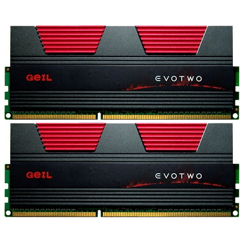 Модуль памяти DIMM 8Gb 2x4Gb KIT DDR3 PC10660 1333MHz Geil EVOII (GET38GB1333C7DC)
