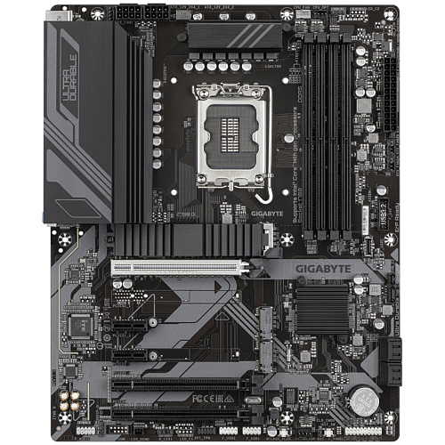 Материнская плата Gigabyte Z790 D Z790 Socket-1700 4xDDR5, 4xSATA3, RAID, 3хM.2, 3xPCI-E16x, 5xUSB3.2, 1xUSB3.2 Type C, DP, HDMI, 2.5Glan, ATX