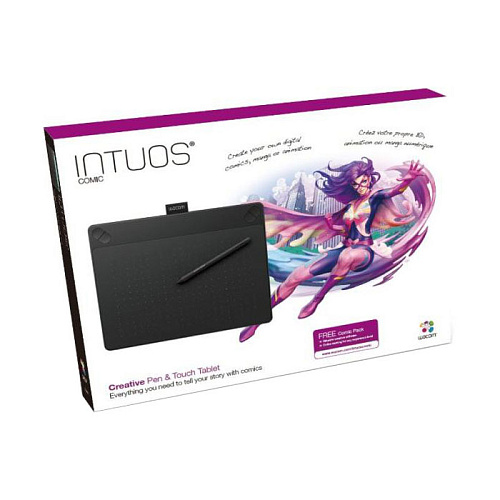 Графический планшет Wacom Intuos Comic Black P&T M (CTH-690CK-N)