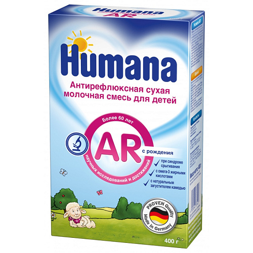 Humana Антирефлюкс с рождения, 400 гр