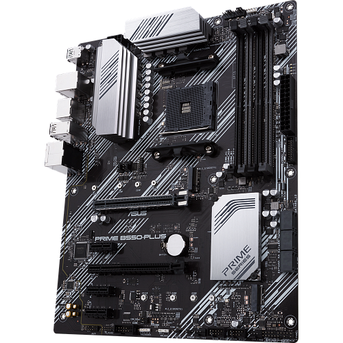 Материнская плата ASUS Prime B550-Plus B550 Socket AM4 4xDDR4, 6xSATA3, RAID, 2xM.2, 2xPCI-E16x, 5xUSB3.2, 1xUSB3.2 Type C, DP, HDMI, Glan, ATX УЦЕНКА