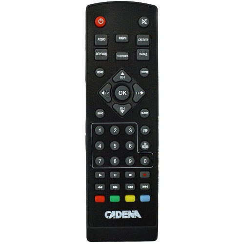 Ресивер Cadena CDT-1791SB черный DVB-T2
