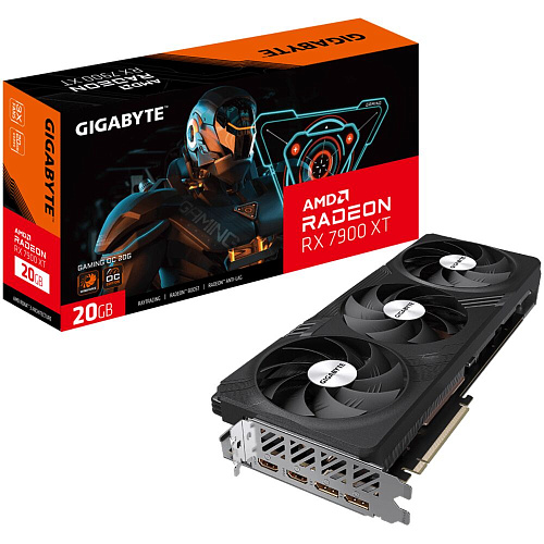 Видеокарта Gigabyte 20480Mb RX 7900 XT Gaming OC 20Gb (GV-R79XTGAMING OC-20GD) 2xDP, 2xHDMI, Ret