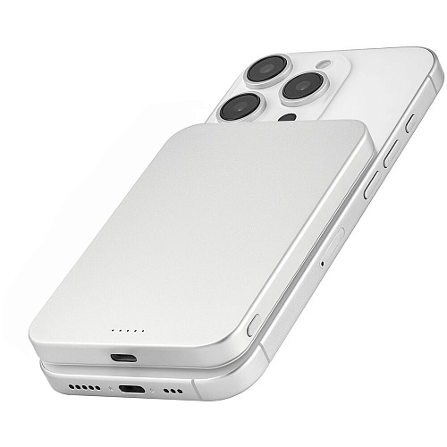 Внешний аккумулятор uBear Slide Magnetic Power bank MagSafe 5000mAh White