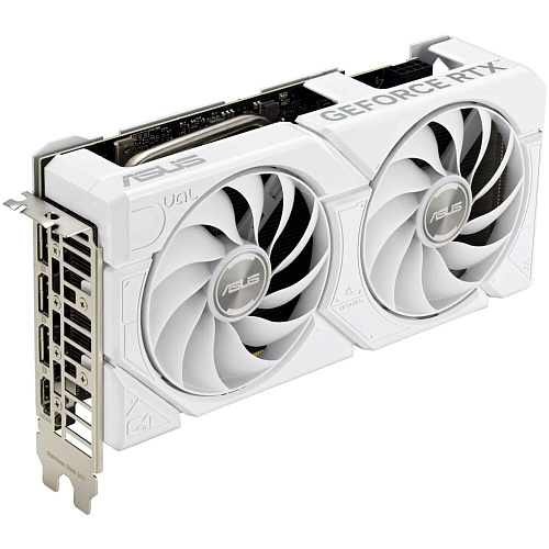 Видеокарта ASUS GeForce RTX 4060 8192Mb, Dual Evo OC 8G White (Dual-RTX4060-O8G-EVO-White) 1xHDMI, 3xDP, Ret