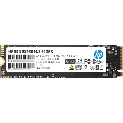 Внутренний SSD-накопитель 512Gb HP EX950 (5MS22AA#ABB) M.2 PCIe NVMe 3.0 x4
