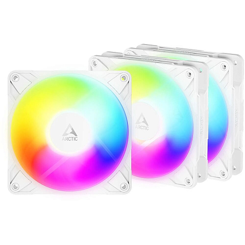 Вентилятор 120x120 Arctic Cooling P12 Pro Reverse A-RGB 3-Pack (ACFAN00334A) White Ret