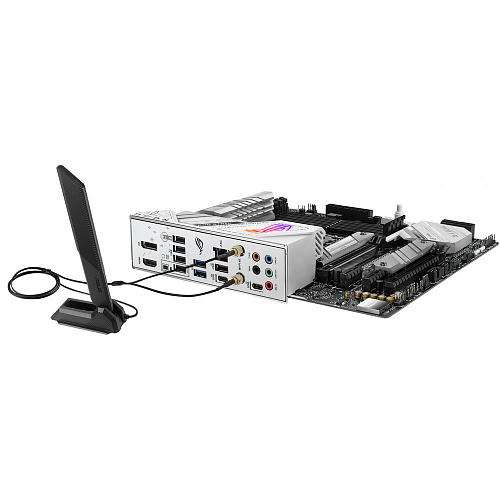 Материнская плата ASUS ROG Strix B760-G Gaming WiFi B760 Socket-1700 4xDDR5, 4xSATA3, RAID, 2xM.2, 4xPCI-E16x, 3xUSB3.2, 2xUSB3.2 Type C, DP, HDMI, WiFi, 2.5Glan, mATX