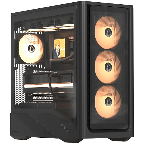 Корпус ATX Miditower Formula Air Power G9 Duo PA Black