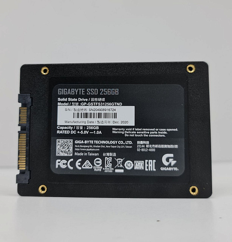 Внутренний SSD-накопитель 256Gb Gigabyte (GP-GSTFS31256GTND) SATA3 2.5" УЦЕНКА