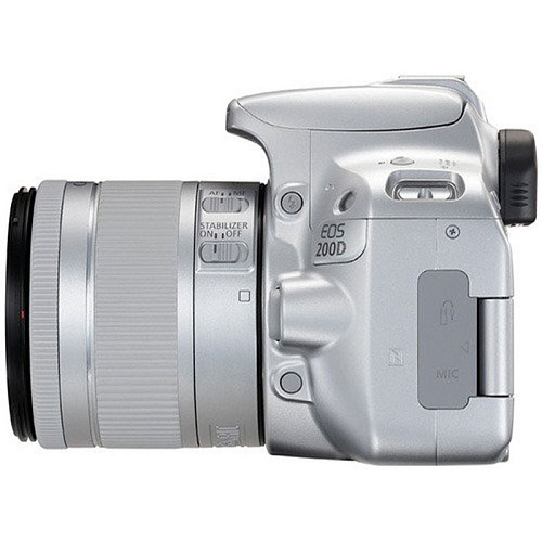 Зеркальная фотокамера Canon EOS 200D Kit 18-55 IS STM Silver