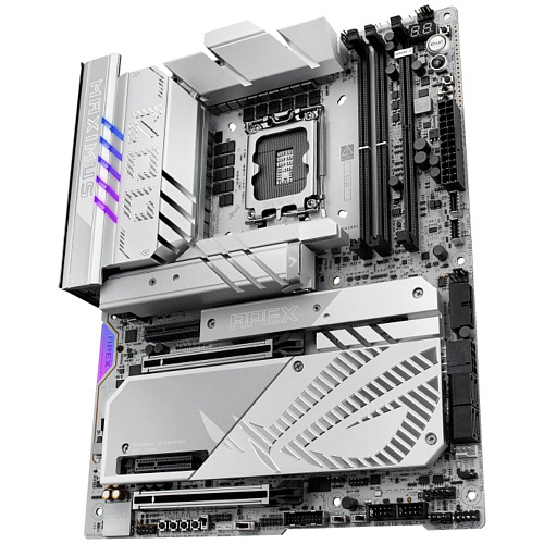 Материнская плата ASUS ROG Maximus Z890 Apex Z890 Soc-1851 2xDDR5, 4xSATA3, RAID, 6хM.2, 4xPCI-E16x, 8xUSB3.2, 3xUSB3.2 Type C, DP, HDMI, WiFi, 5Glan, ATX