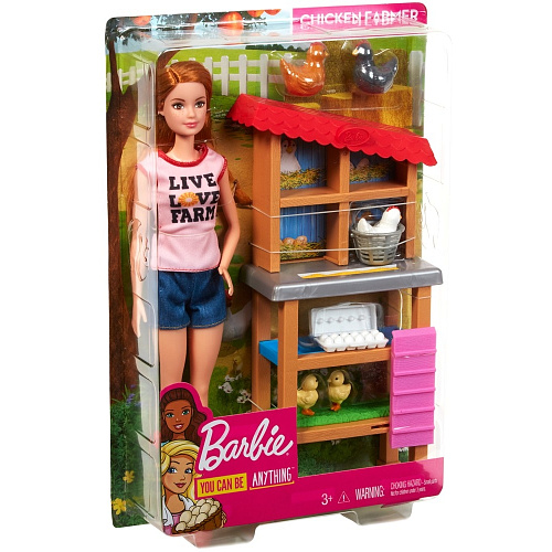 Кукла Mattel Barbie из серии "Кем быть?" DHB63/FXP15 Птичница