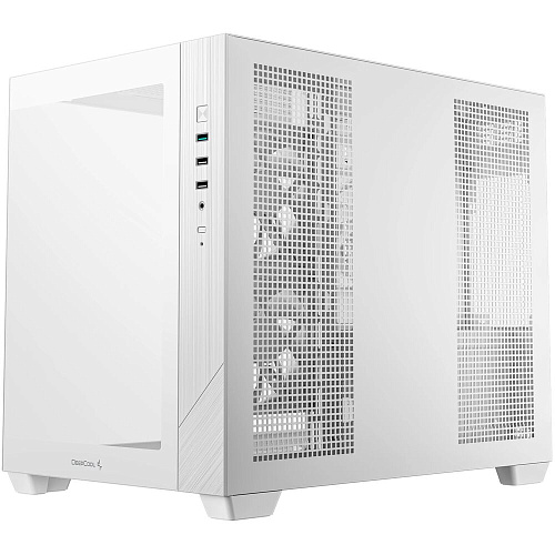 Корпус MicroATX Minitower Deepcool CG330 3F WH белый