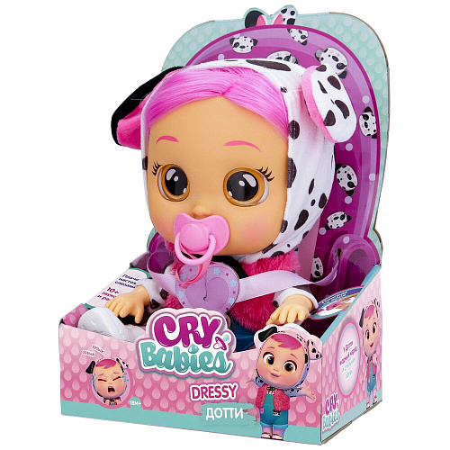 Кукла IMC Toys Crybabies Кукла Дотти Dressy интерактивная плачущая 40884