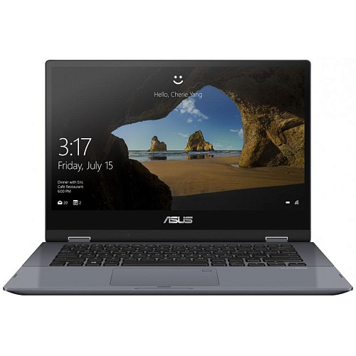 Ноутбук ASUS VivoBook Flip 14 TP412FA-EC518T Pentium N5405/4Gb/128Gb SSD/14" FullHD Touch/Win10 Grey