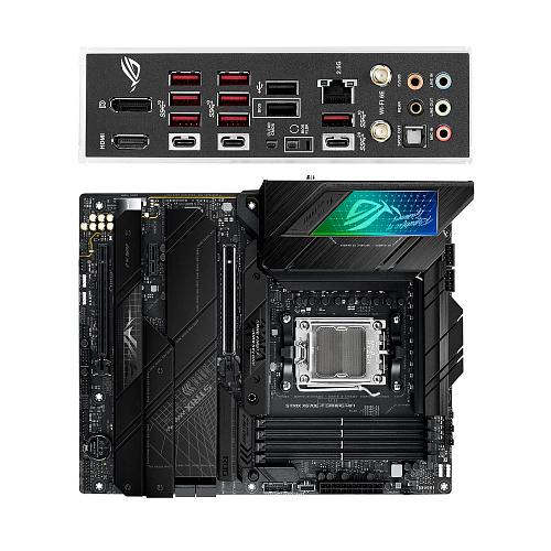 Материнская плата ASUS ROG Strix X670E-F Gaming WiFi X670 Socket AM5 4xDDR5, 4xSATA3, RAID, 4xM.2, 2xPCI-E16x, 7xUSB3.2, 3xUSB3.2 Type C, DP, HDMI, WiFi, 2.5Glan, ATX