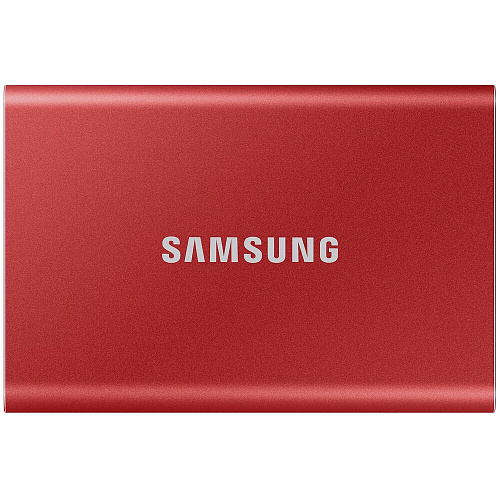 Внешний SSD-накопитель 500Gb Samsung T7 MU-PC500R/WW (SSD) USB 3.2 Type C Красный