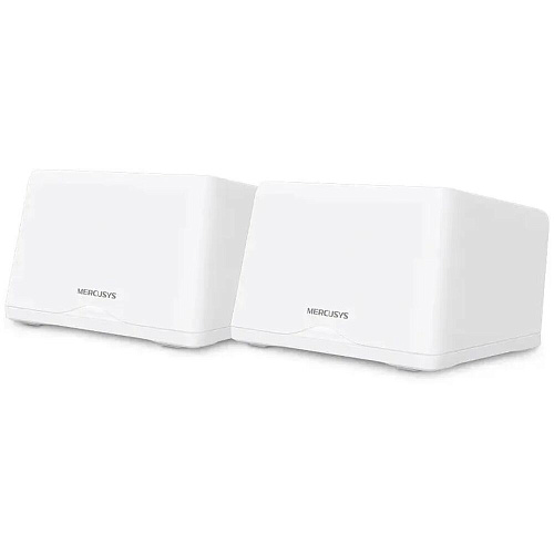 Беспроводной маршрутизатор Mercusys Halo H47BE(2-pack) BE9300, Wi-Fi 7 802.11be 9328Мбит/с, 2.4ГГц, 5ГГц, 6ГГц 3xGLAN, 3xGWAN белый