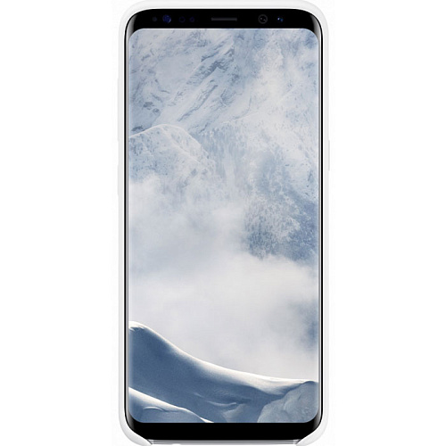 Чехол для Samsung Galaxy S8 SM-G950 Silicone Cover, белый