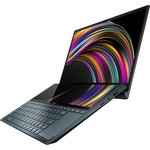 Ноутбук ASUS ZenBook Duo UX481FL-BM020R Core i7 10510U/16Gb/512Gb SSD/NV MX250 2Gb/14.0" FullHD+ScreenPad 12.6" FullHD Touch/Win10Pro Blue