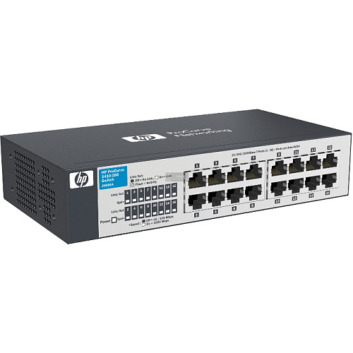 Коммутатор HP 1410-16 неуправляемый 16 портов 10/100 Мбит/с (J9662A)